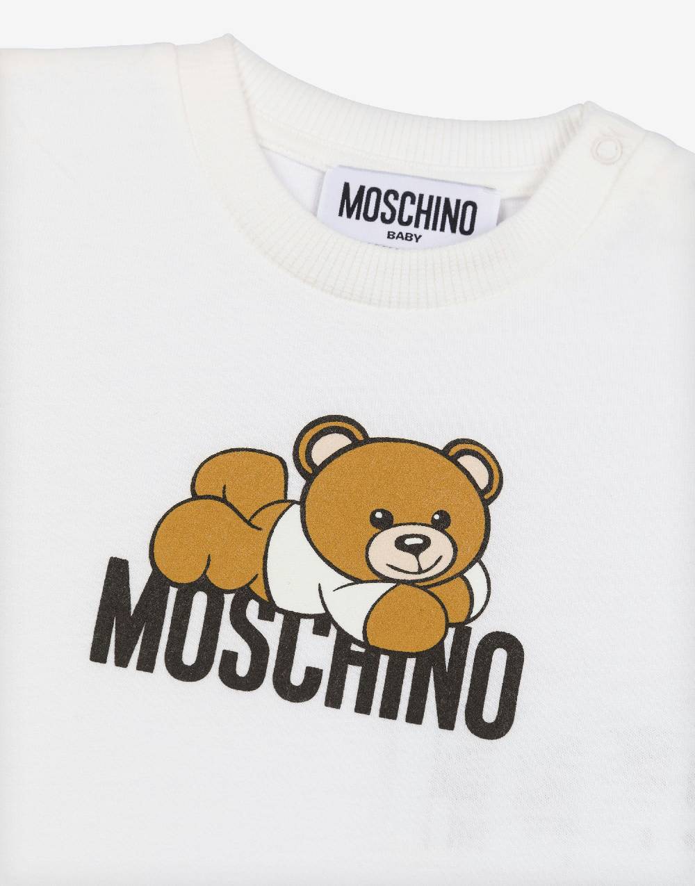 Love Moschino T-shirt in cotone organico Lovely Teddy Bear Affare Del Giorno