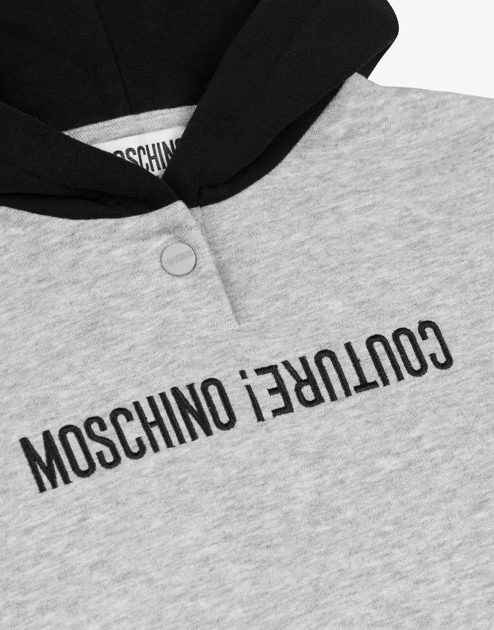 Love Moschino Felpa con cappuccio Upside Down Logo Convenienza