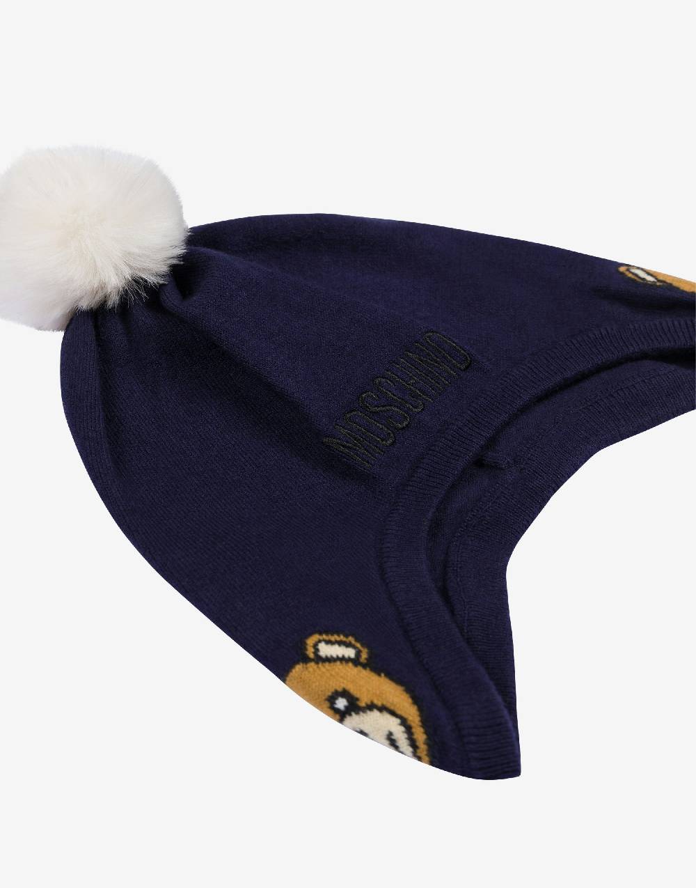 Love Moschino Cappello in maglia Moschino Teddy Bear Sconto