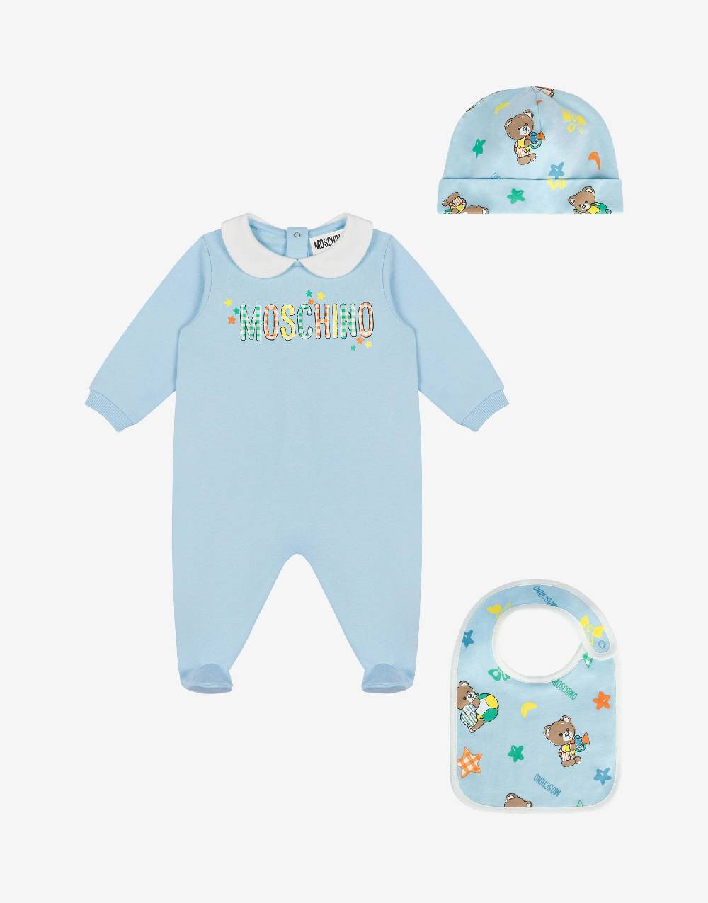 Love Moschino Set tutina, cappello e bavaglino Baby Teddy Bear Offerta