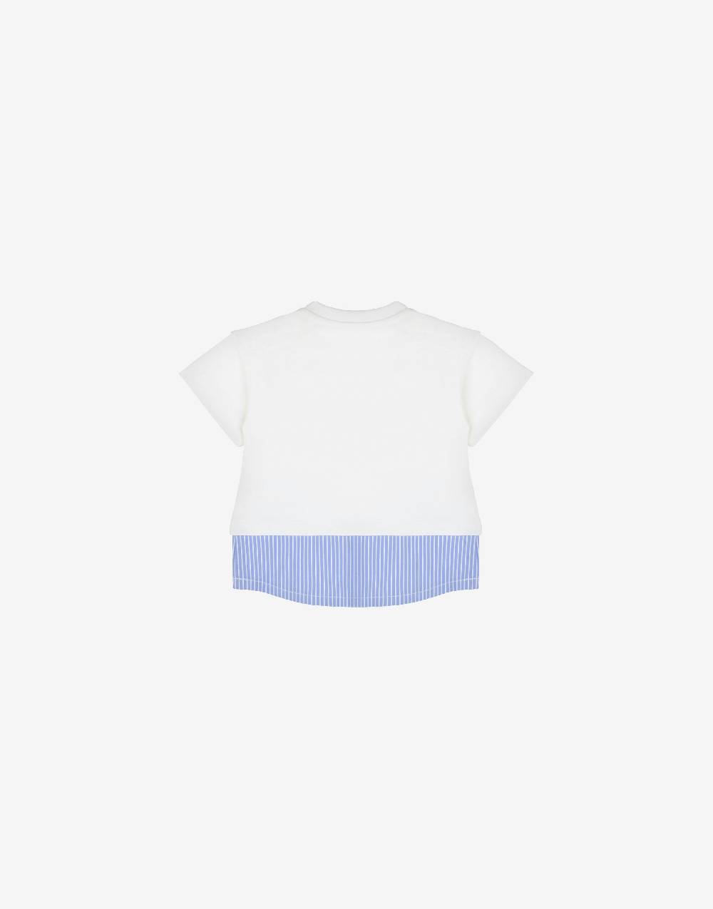 Love Moschino T-shirt in jersey Upside Down Logo Vendita Calda