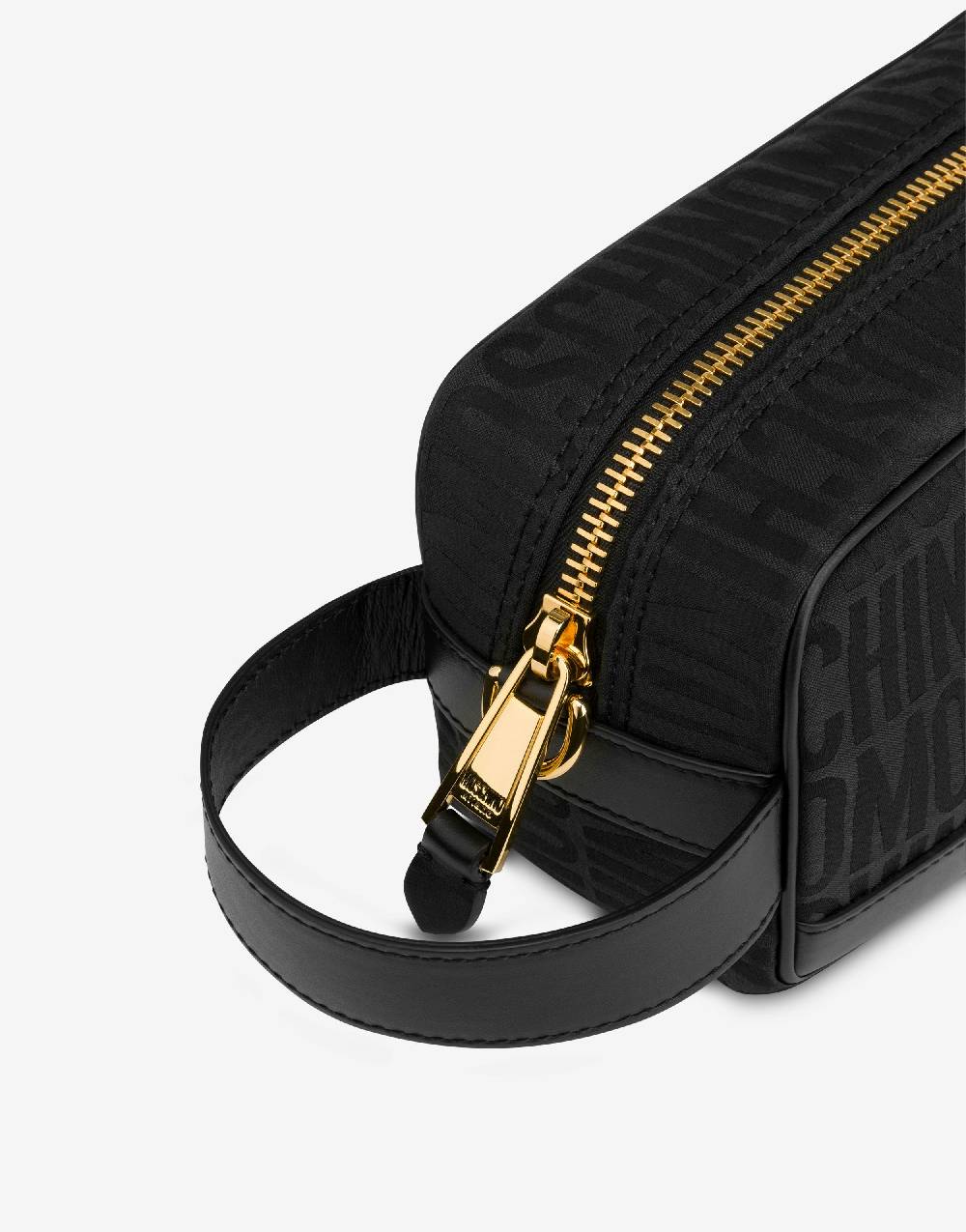 Love Moschino Beauty case in nylon Allover Logo In Saldo