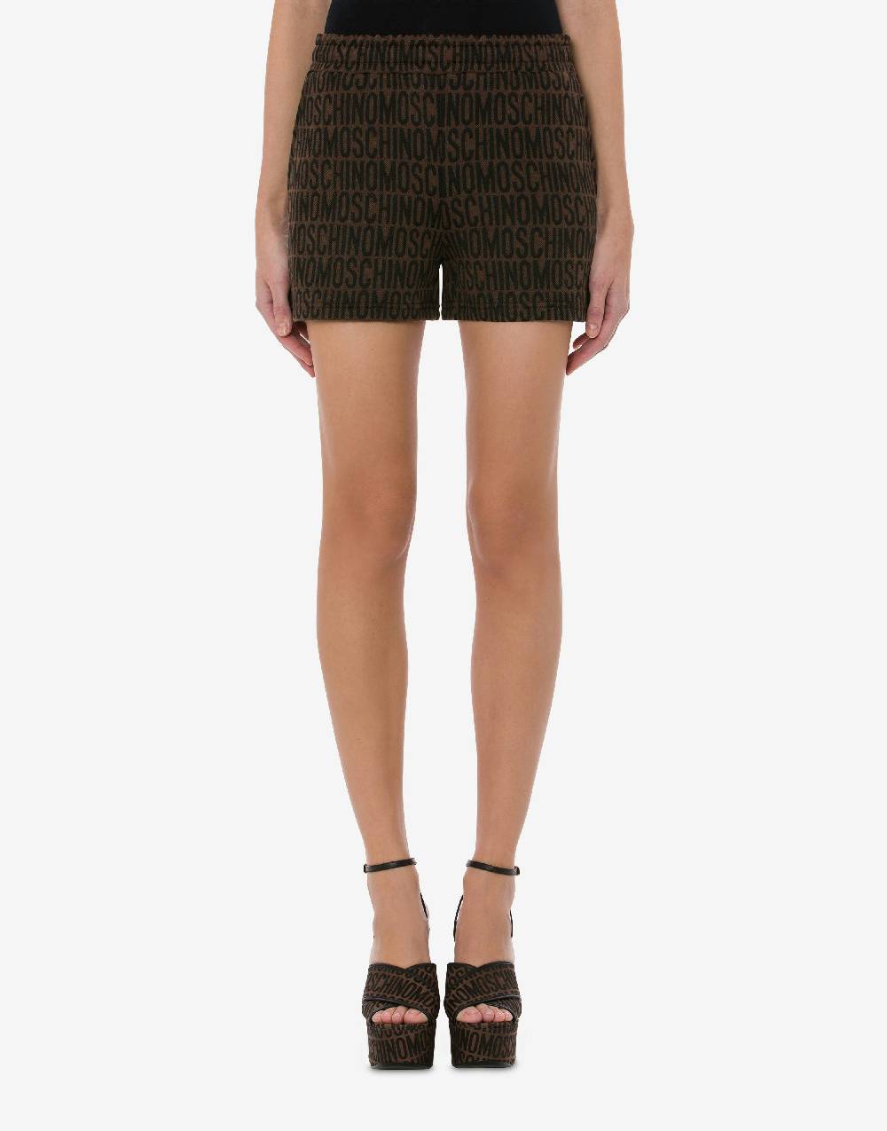 Love Moschino Shorts in felpa Allover Logo Negozi Online