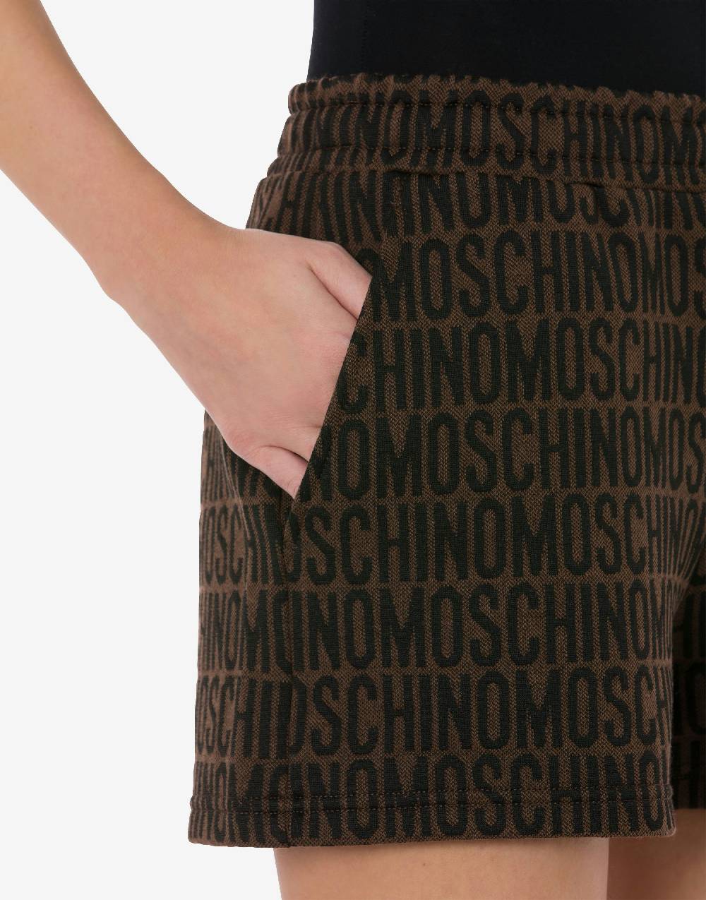Love Moschino Shorts in felpa Allover Logo Negozi Online