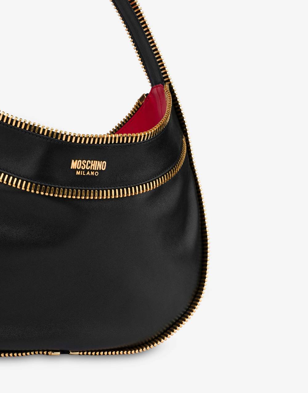 Love Moschino Moschino Rider hobo bag in vitello In Vendita