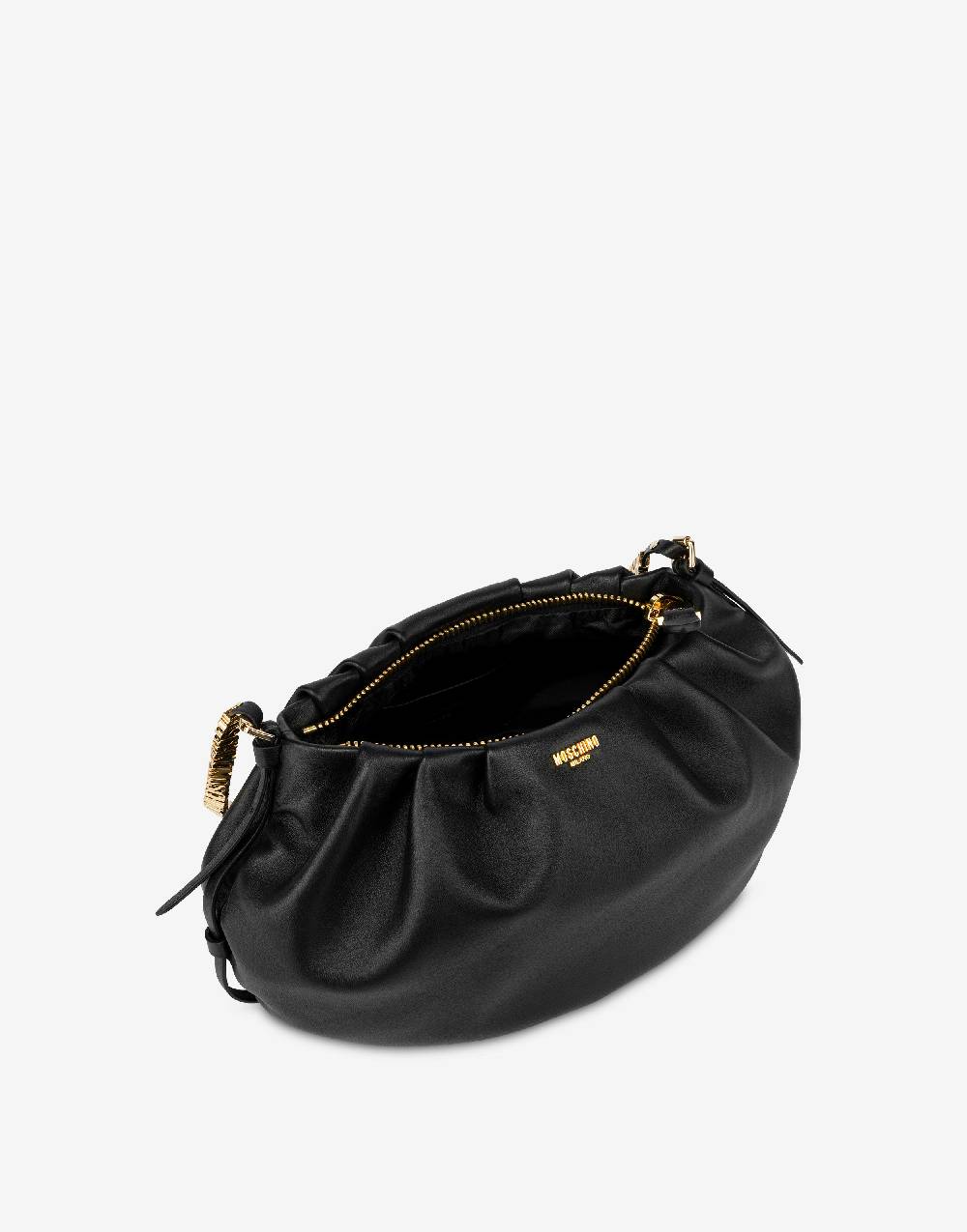 Love Moschino Hobo bag in nappa Mini Lettering Vendita Economica