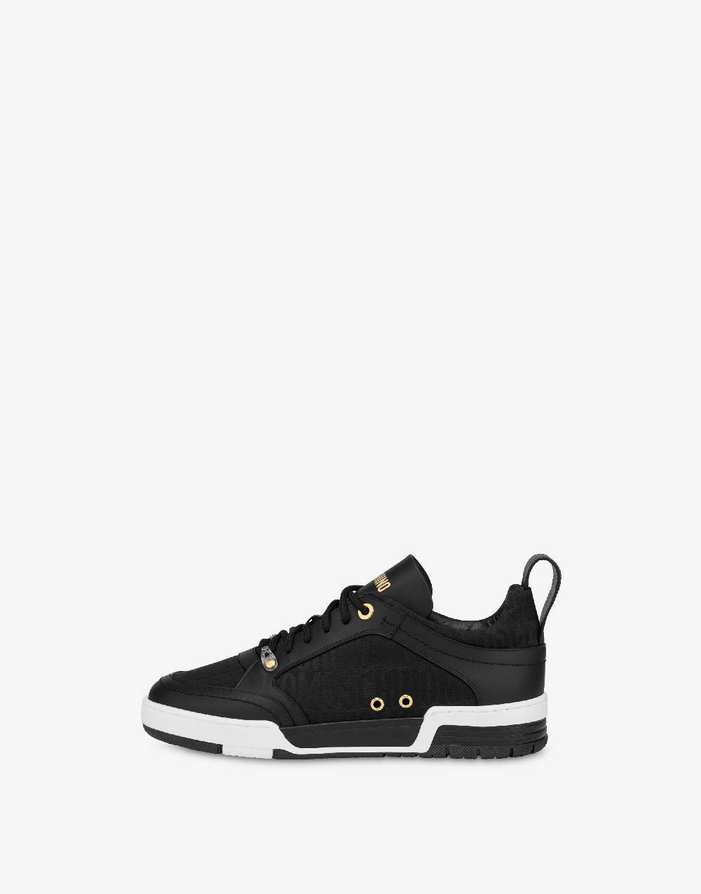 Love Moschino Sneakers in nylon Allover Logo Nuova