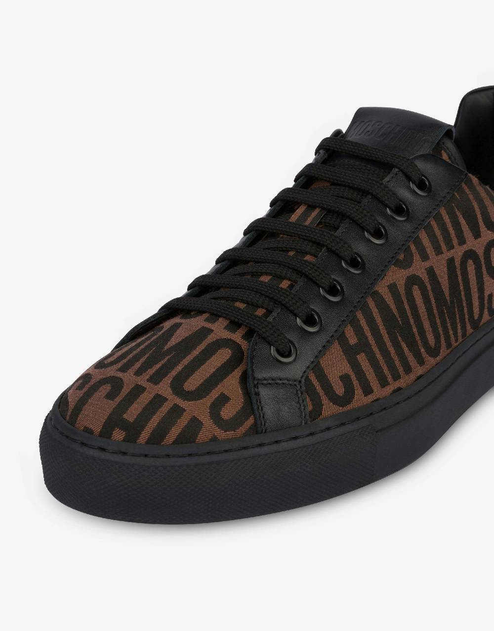 Love Moschino Sneakers in nylon Allover Logo Qualità