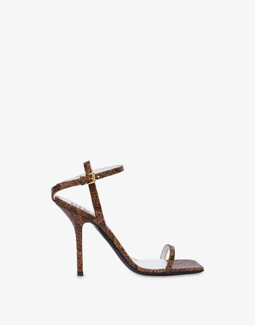 Love Moschino Sandali in vitello stampa pitone Tina Latest fashion