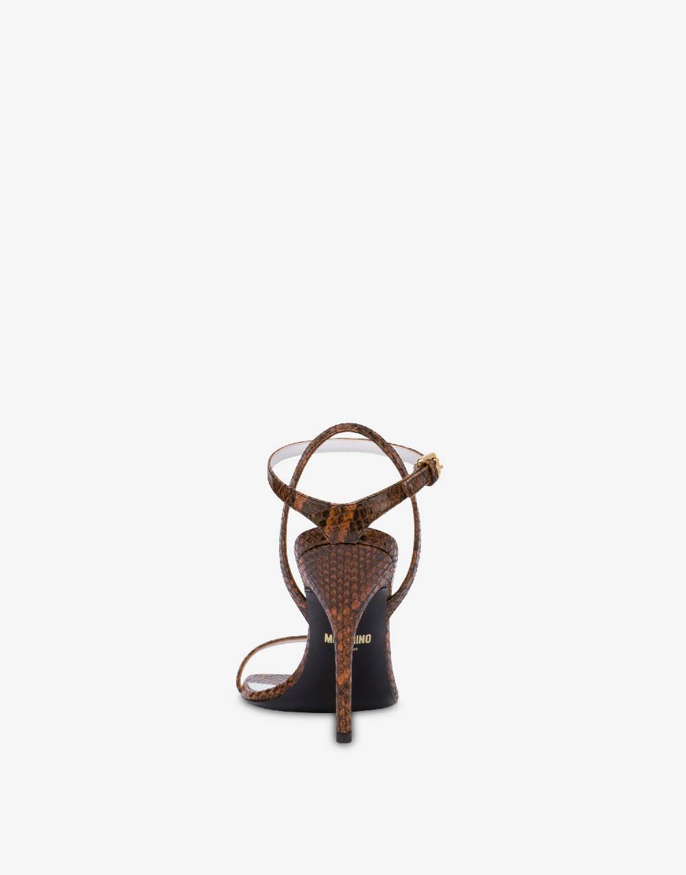 Love Moschino Sandali in vitello stampa pitone Tina Latest fashion