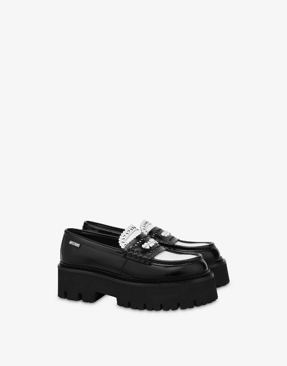 Love Moschino Mocassini Hearted Brogue Prezzo Ridotto