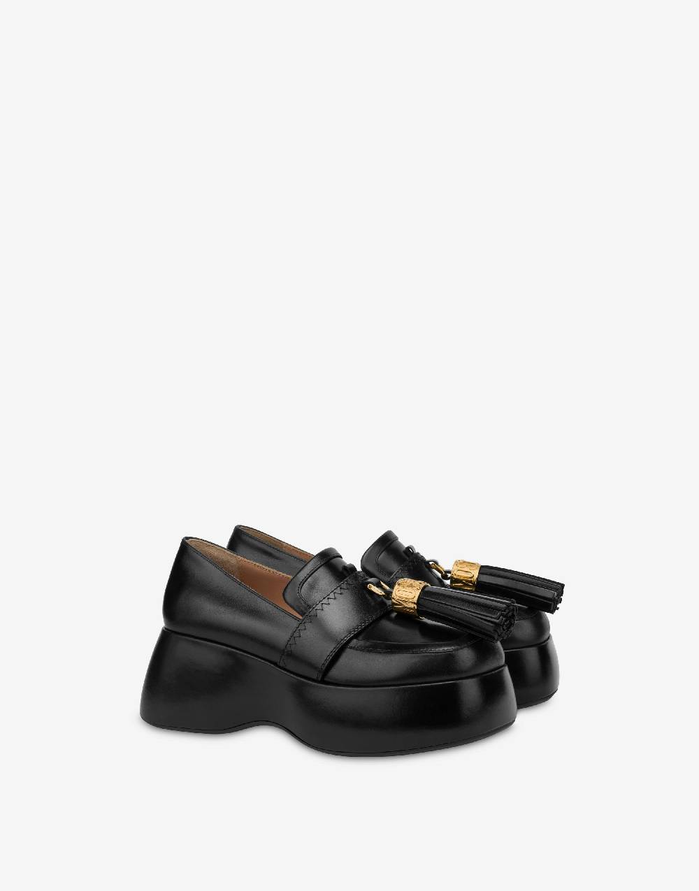 Love Moschino Mocassini in vitello Metal Tassel