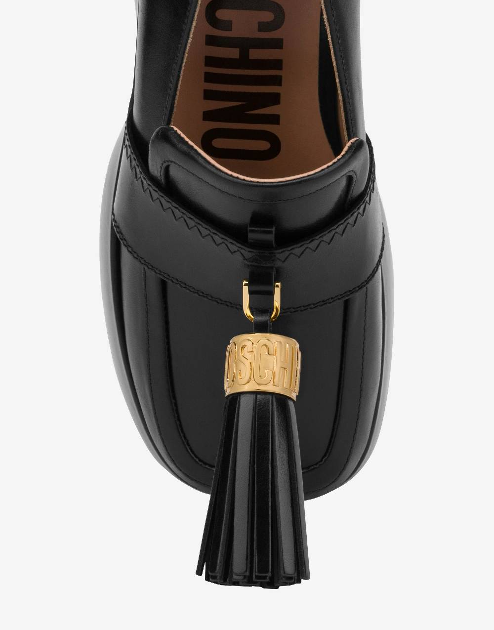 Love Moschino Mocassini in vitello Metal Tassel Convenienza