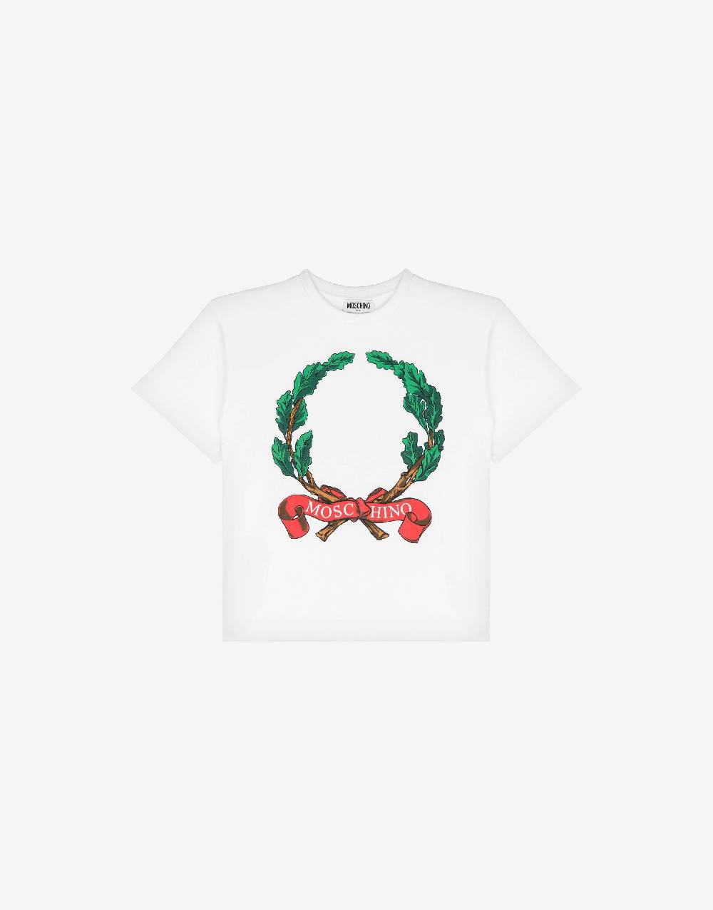 Love Moschino Maxi t-shirt in jersey Laurel Crown