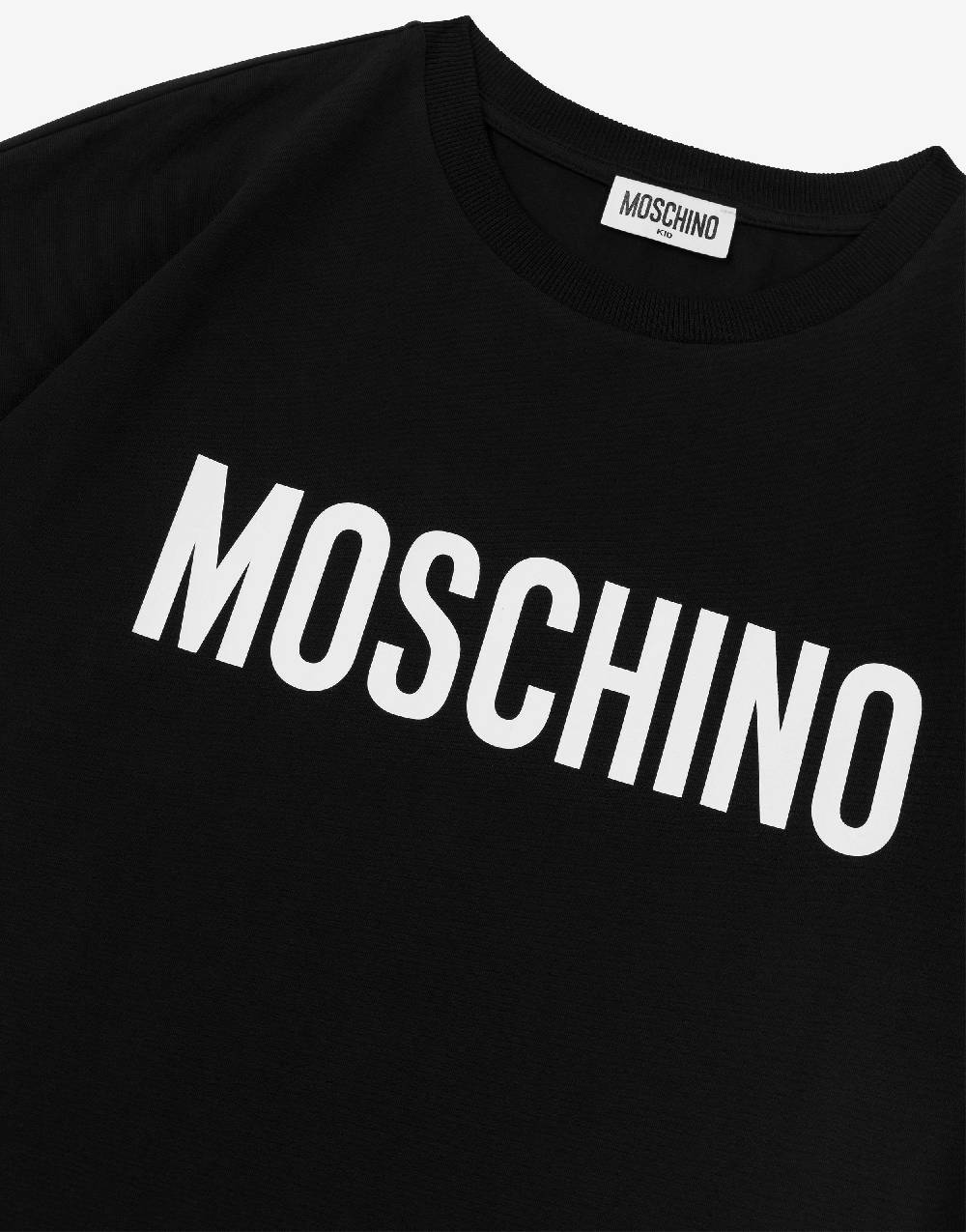 Love Moschino Abito in jersey Logo Print Saldi Di Fabbrica