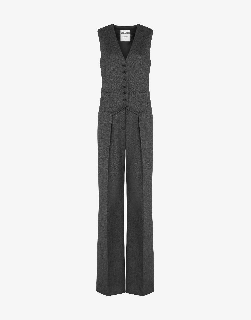 Love Moschino Tuta in grain poudre di lana
