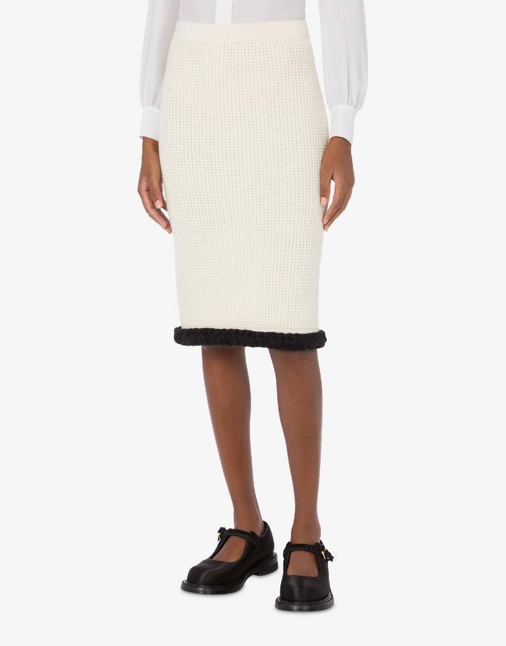 Love Moschino Gonna in lambswool superfine Pezzi Unici
