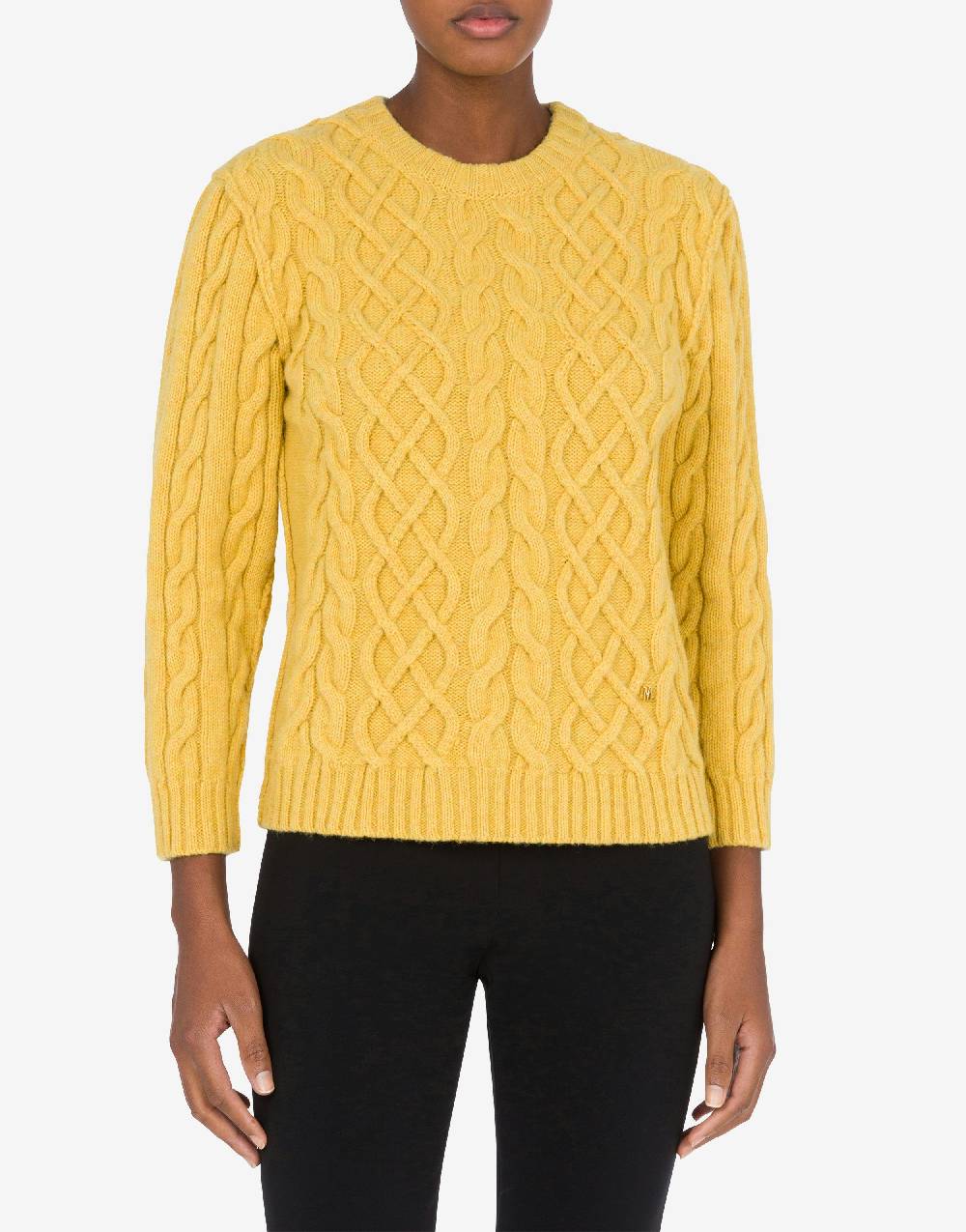 Love Moschino Pullover in shetland Golden M Economico
