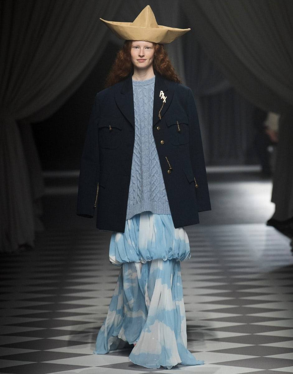 Love Moschino Gonna lunga con stampa In the Cloud Online
