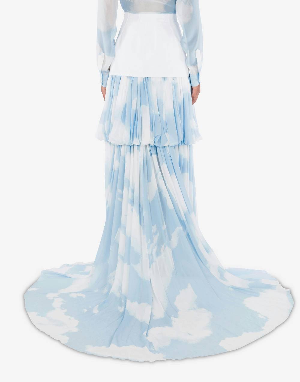 Love Moschino Gonna lunga con stampa In the Cloud Online
