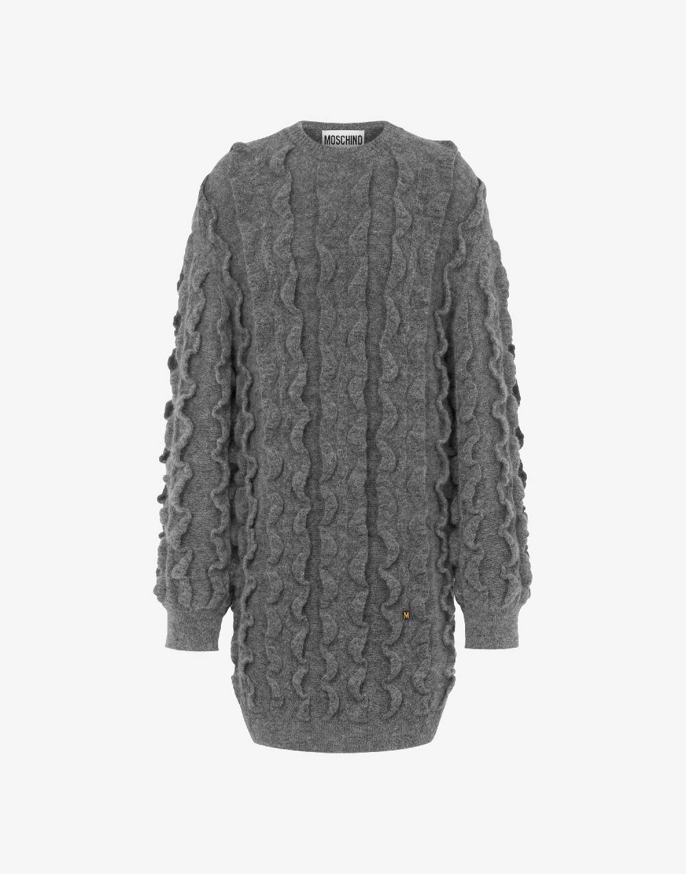 Love Moschino Abito in mohair stretch Golden M