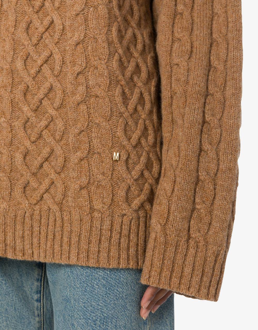 Love Moschino Pullover oversize in shetland Golden M Hotsell