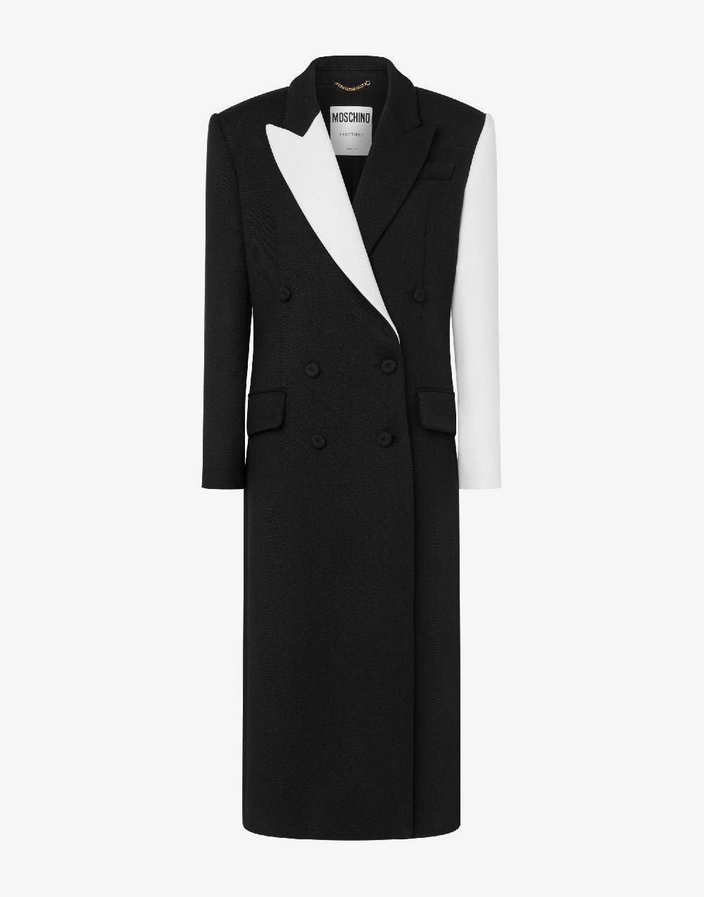 Love Moschino Cappotto Balck and White