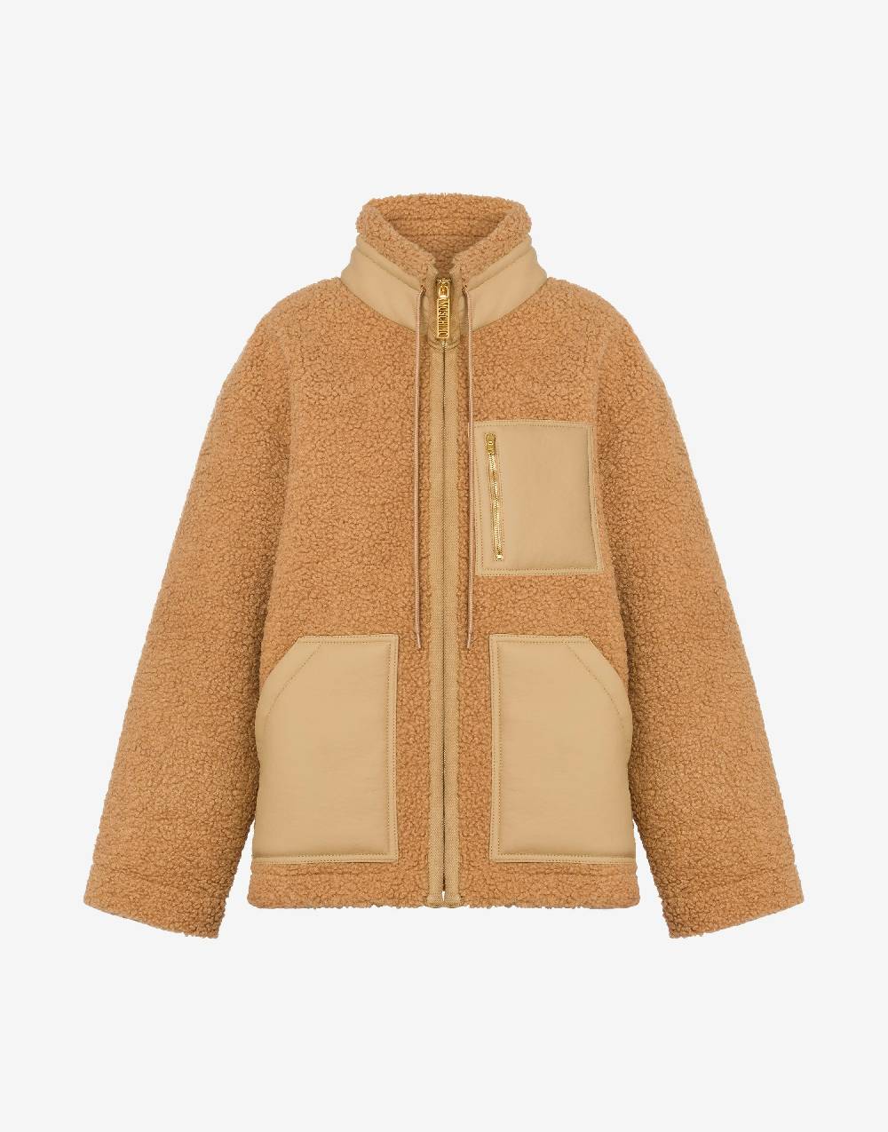 Love Moschino Giacca in tessuto soft con zip Moda