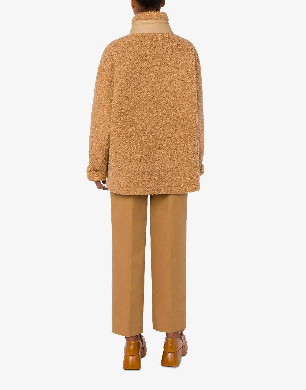 Love Moschino Giacca in tessuto soft con zip Moda