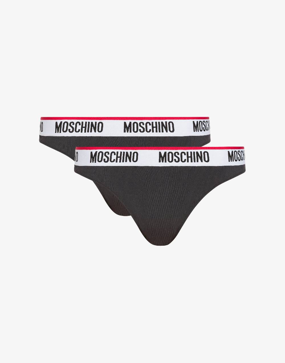 Love Moschino Set di 2 perizomi con logo Nuovo