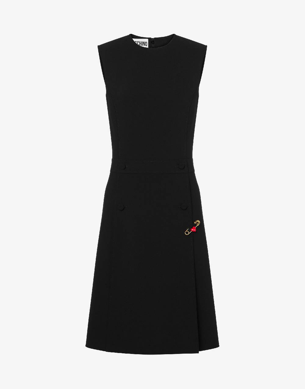 Love Moschino Abito Heart Safety Pin Prezzo Ridotto