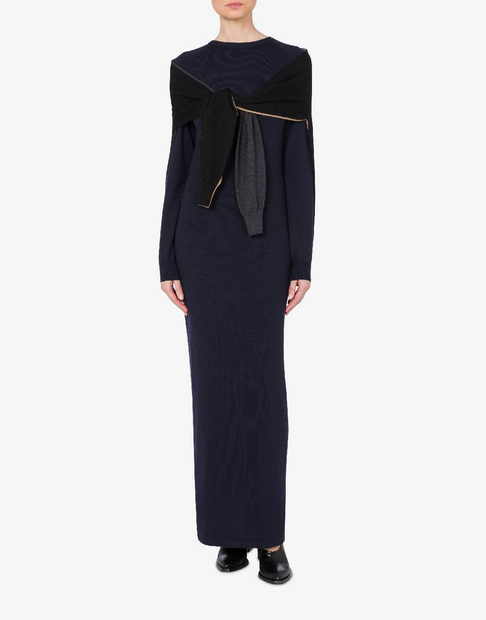 Love Moschino Abito in lana Layer Up I Più Venduti