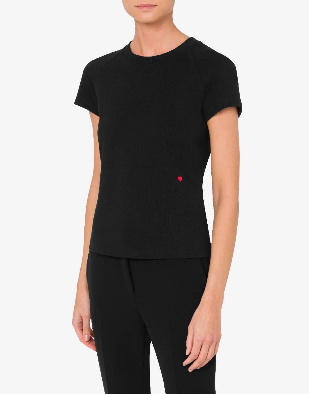 Love Moschino T-shirt Red Heart Italia