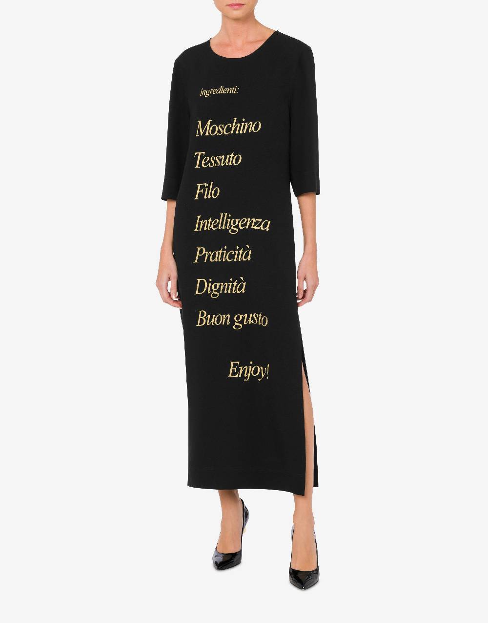 Love Moschino Abito lungo Archive Capsule Prezzo Ridotto