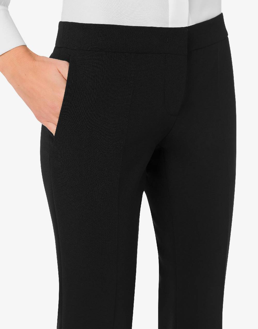 Love Moschino Pantalone flare in crêpe Saldi