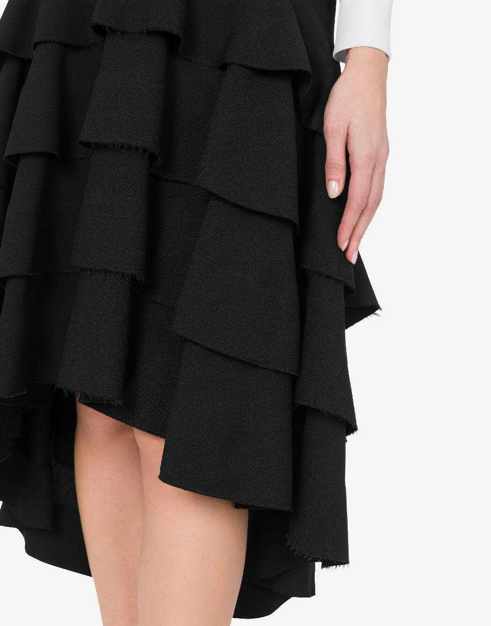 Love Moschino Gonna midi in crêpe con ruches Hotsell