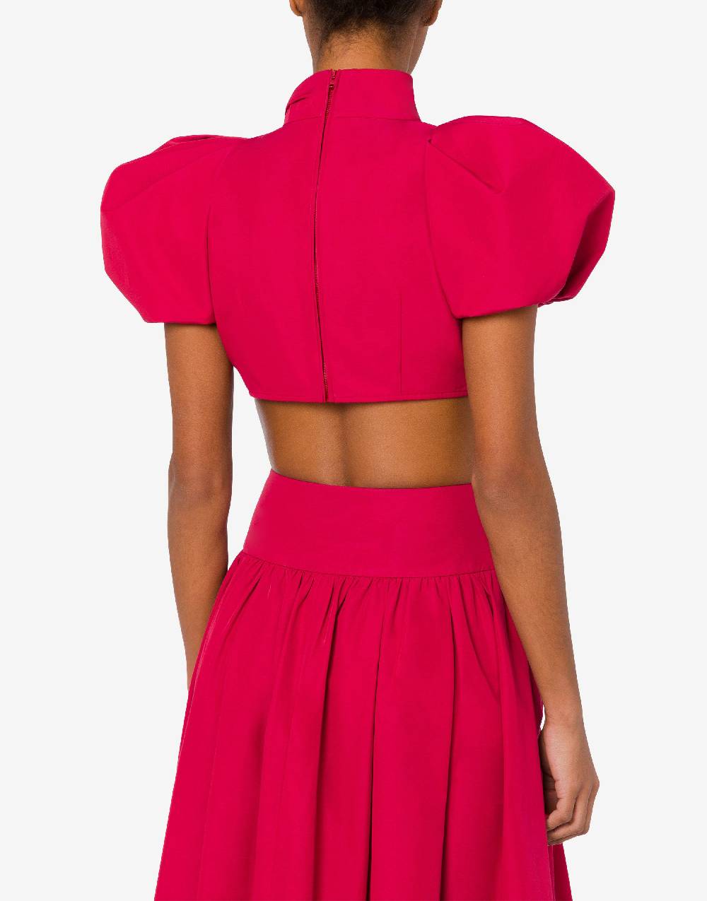 Love Moschino Camicia cropped con maniche a palloncino Vendite Flash