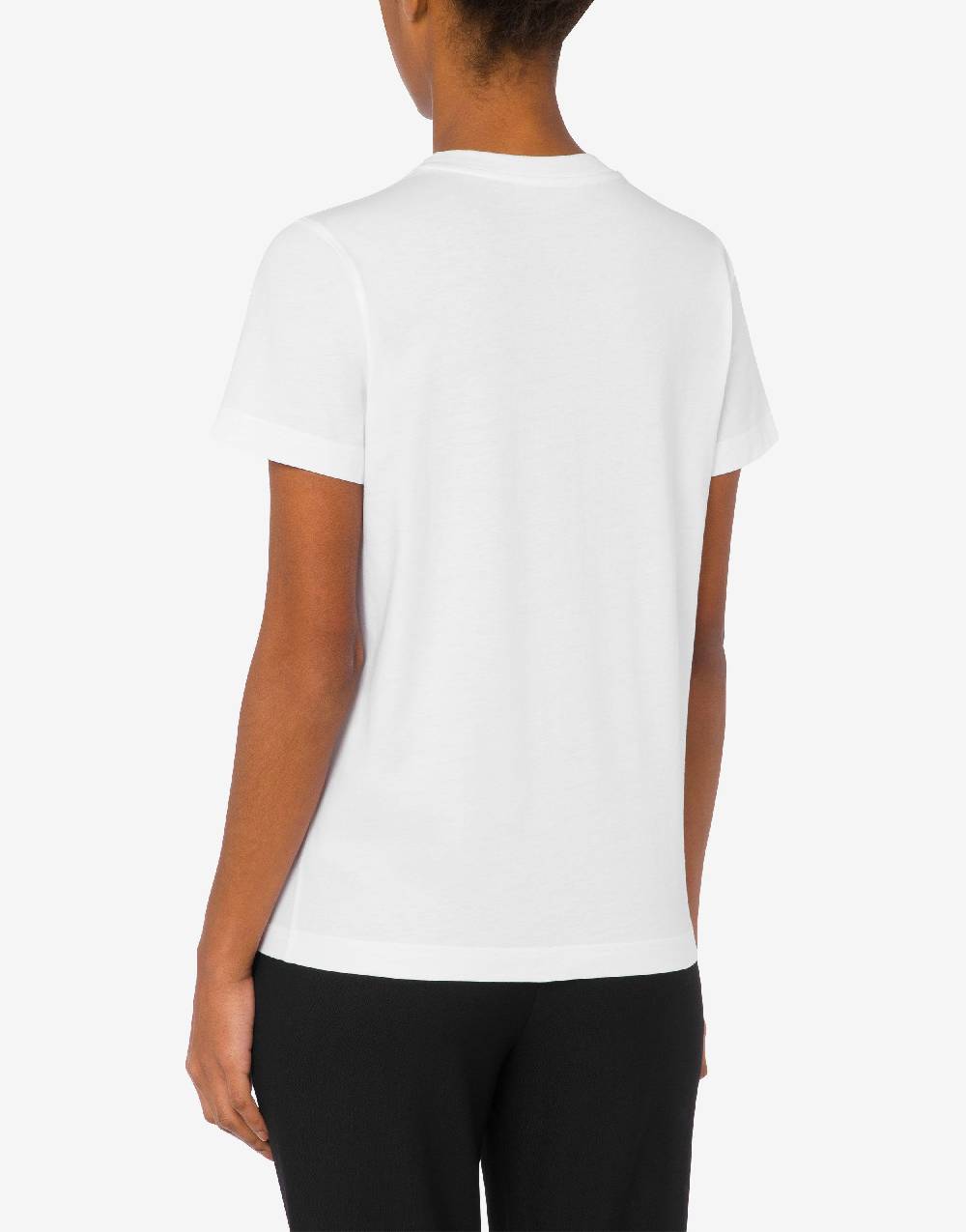 Love Moschino T-shirt Heart Safety Pin Nuova