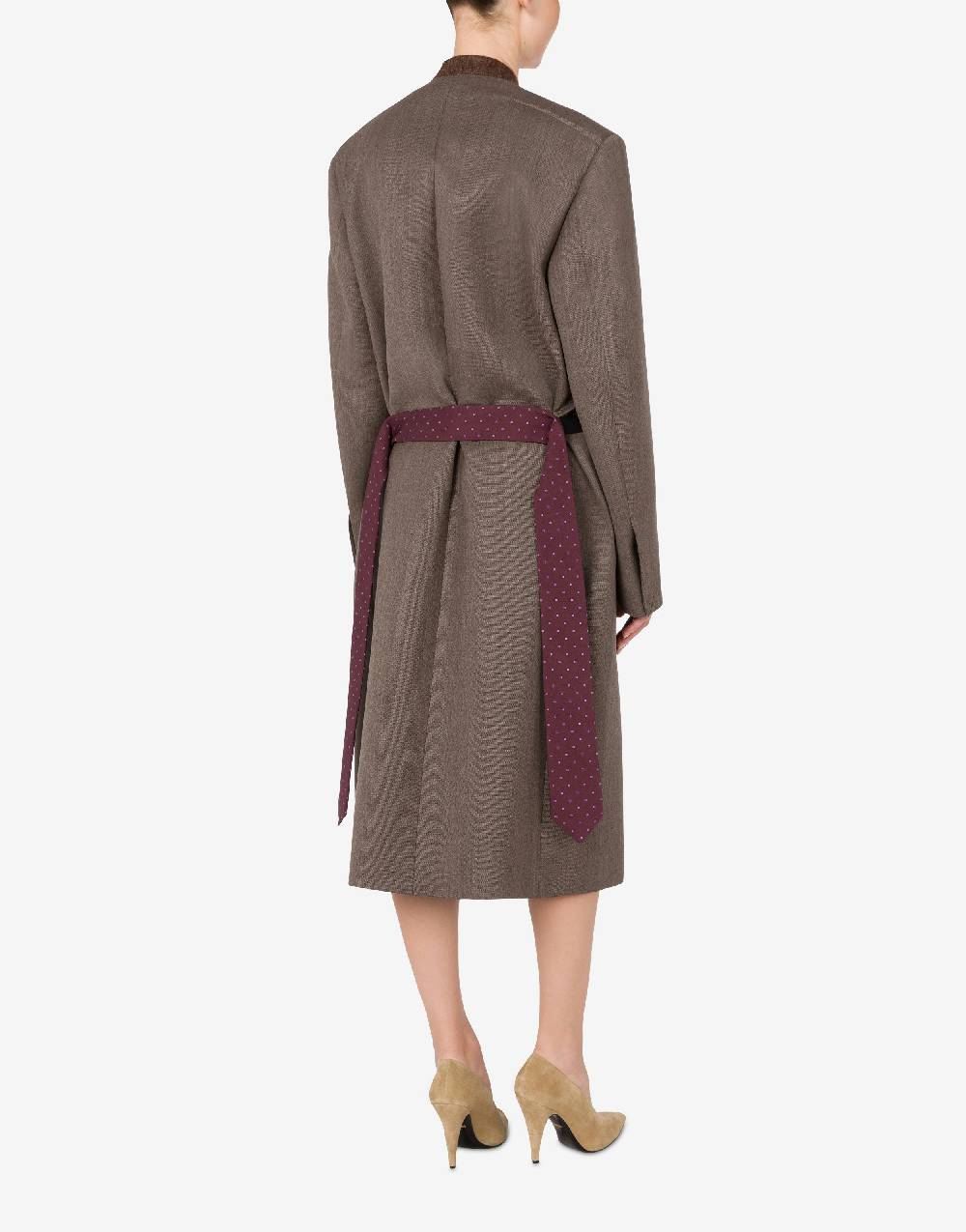 Love Moschino Cappotto in tela di lana Nuovo