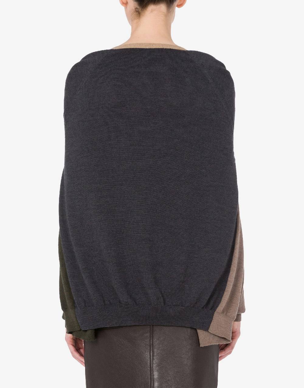 Love Moschino Cardigan in lana Layer Up Vendita