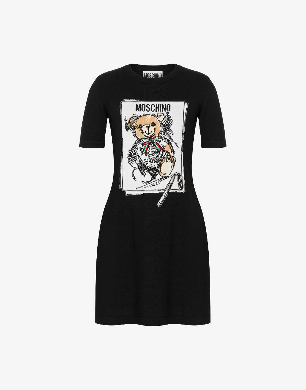 Love Moschino Abito in cotone Moschino Teddy Bear