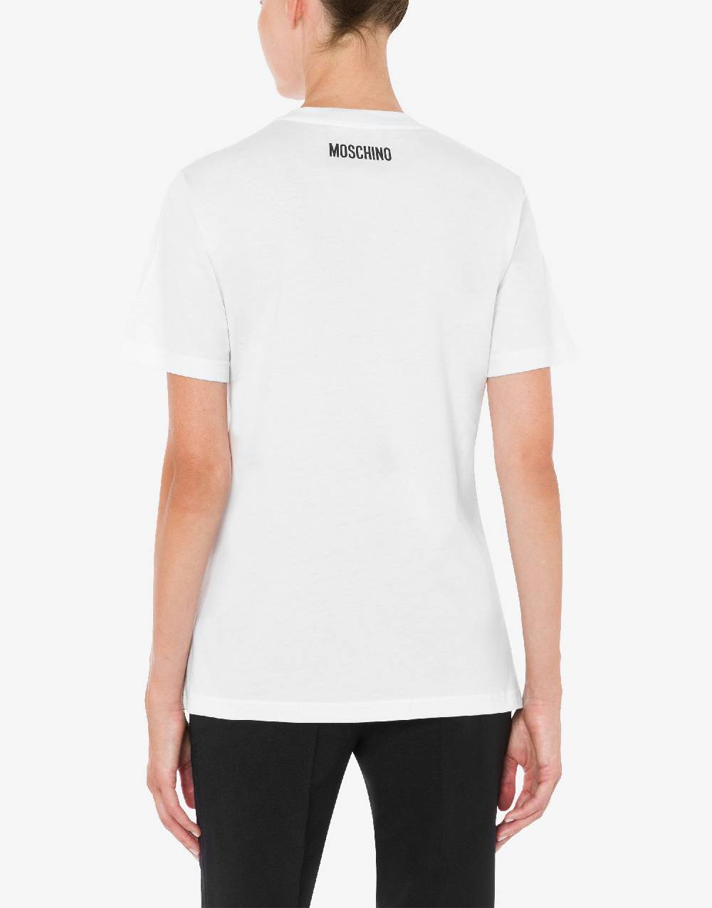Love Moschino T-shirt in jersey organico You Can't Be Serious Promozione Limitata