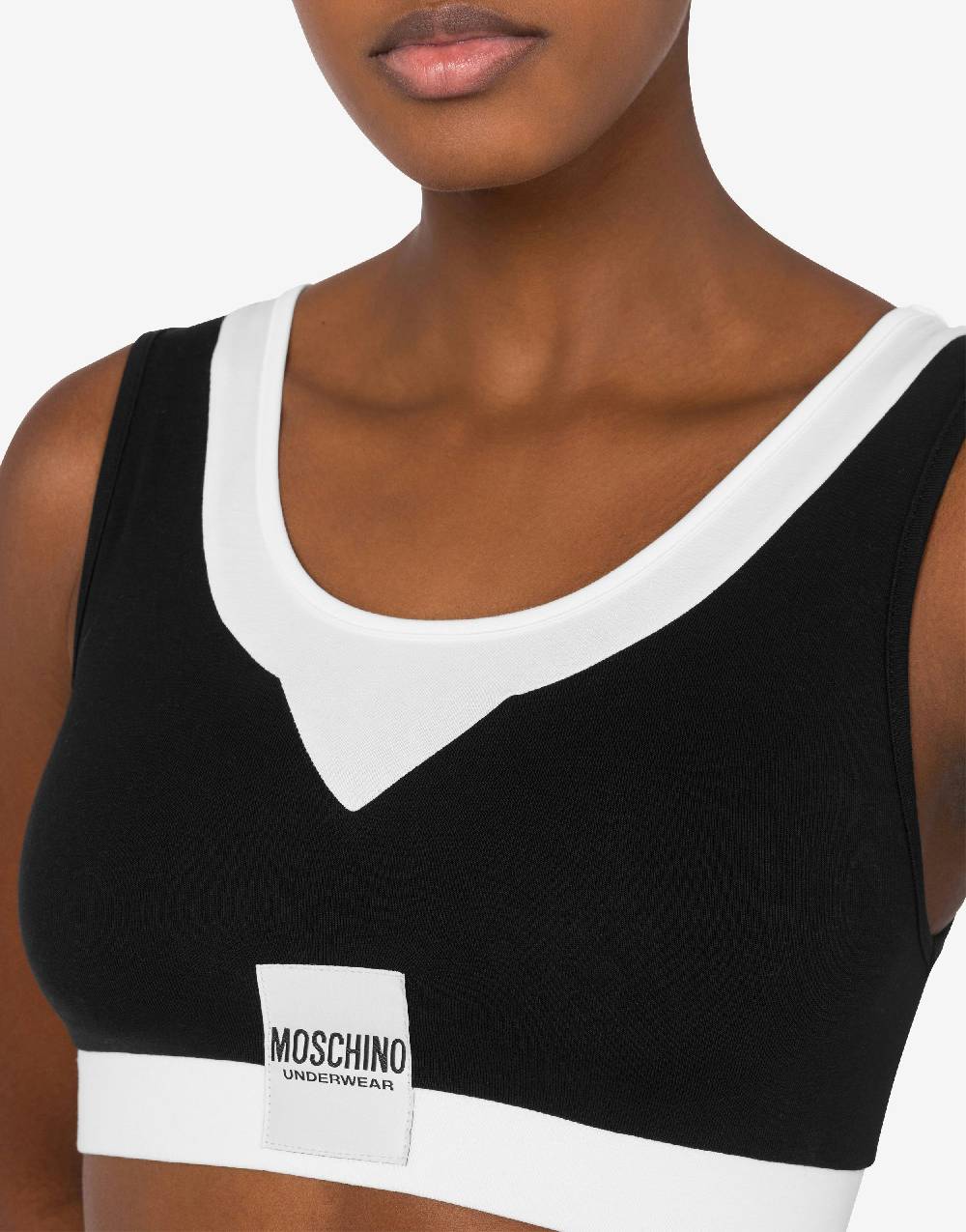 Love Moschino Top underwear in comfort jersey Prezzo Ridotto