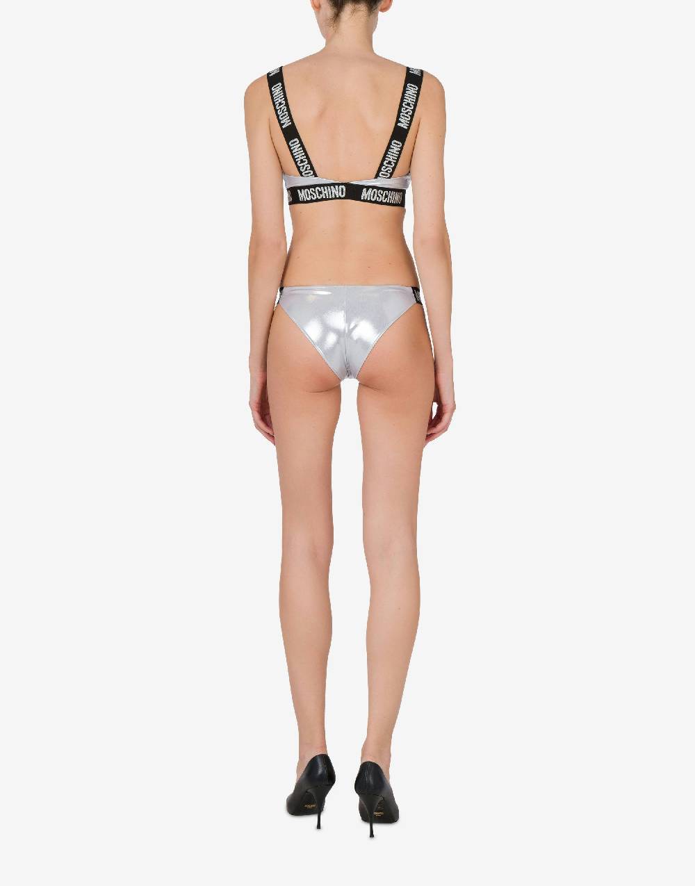 Love Moschino Top bikini Shiny & Silver Sottocosto