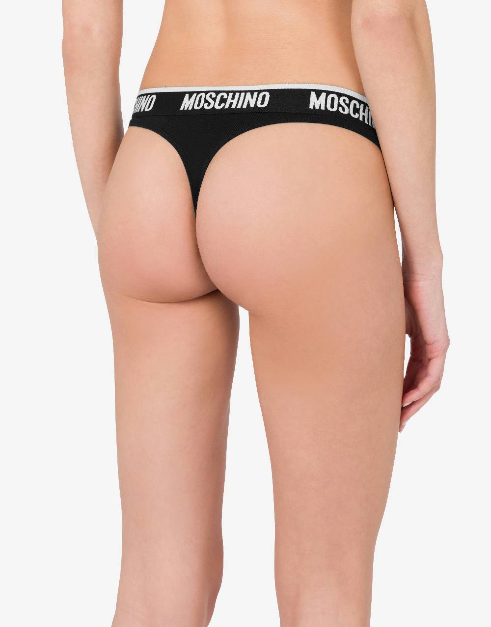 Love Moschino Perizoma in jersey stretch Elastic Logo Band Sconto