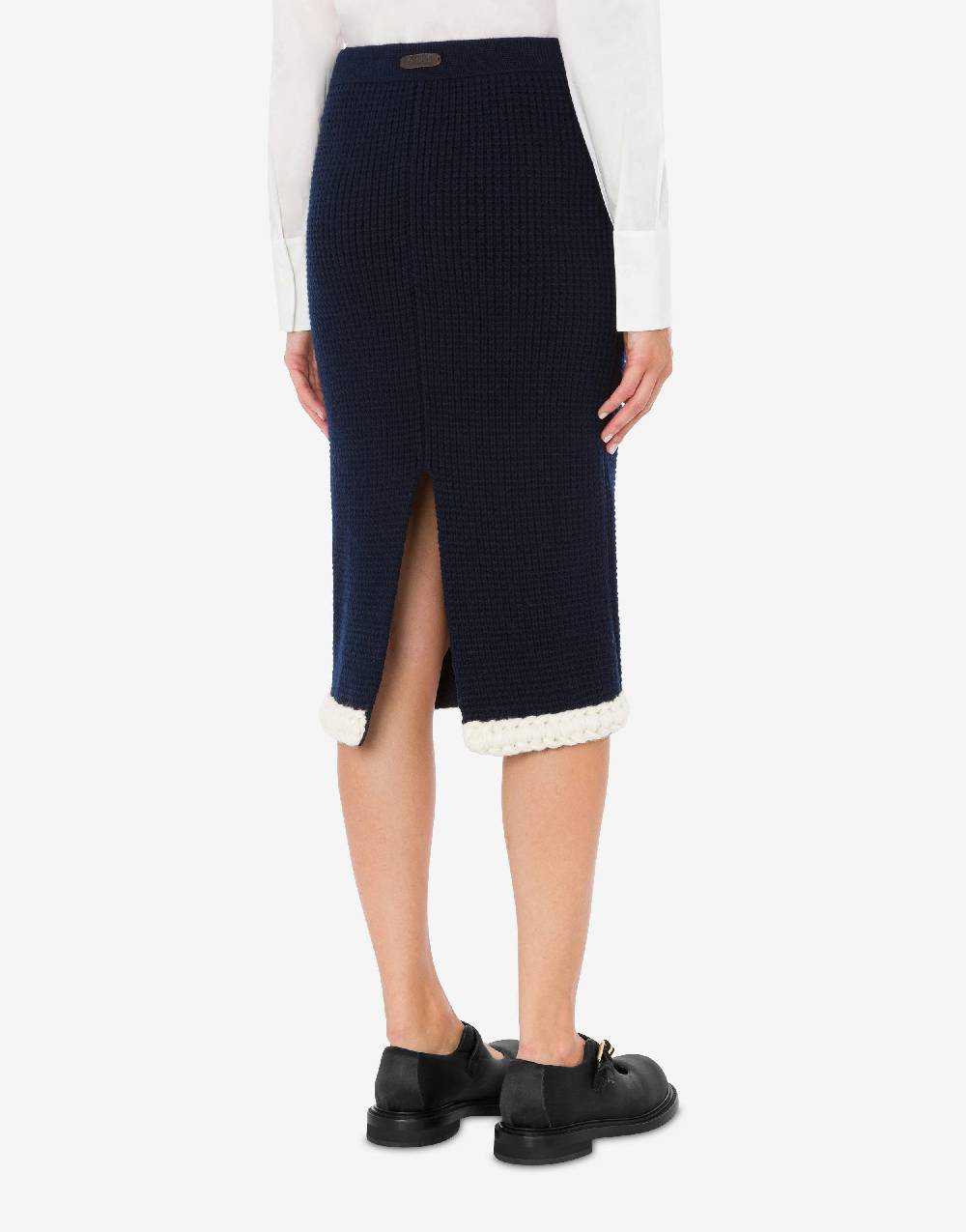 Love Moschino Gonna in lambswool superfine Vendita Economica