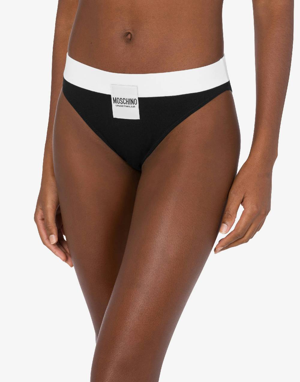 Love Moschino Slip in comfort jersey Logo Label Vendite Flash
