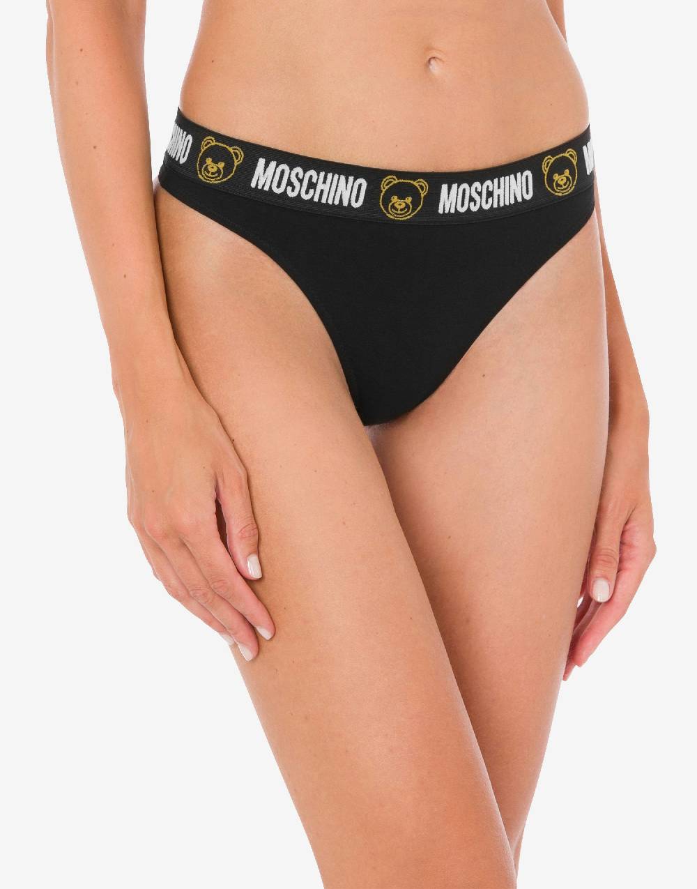 Love Moschino Perizoma in jersey stretch Teddy Elastic Band Negozio
