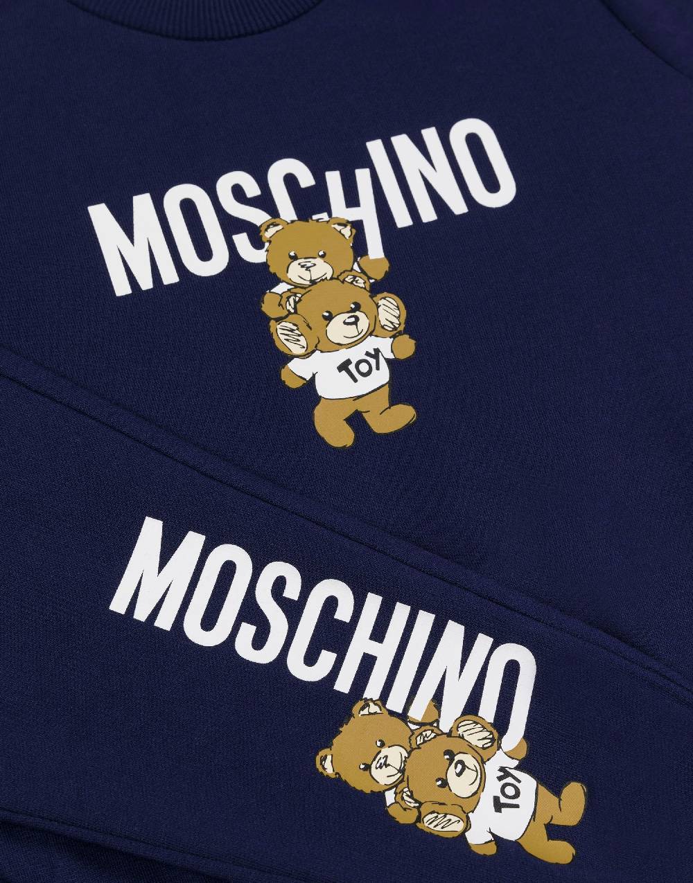 Love Moschino Completo tuta in felpa Teddy Logo Qualità