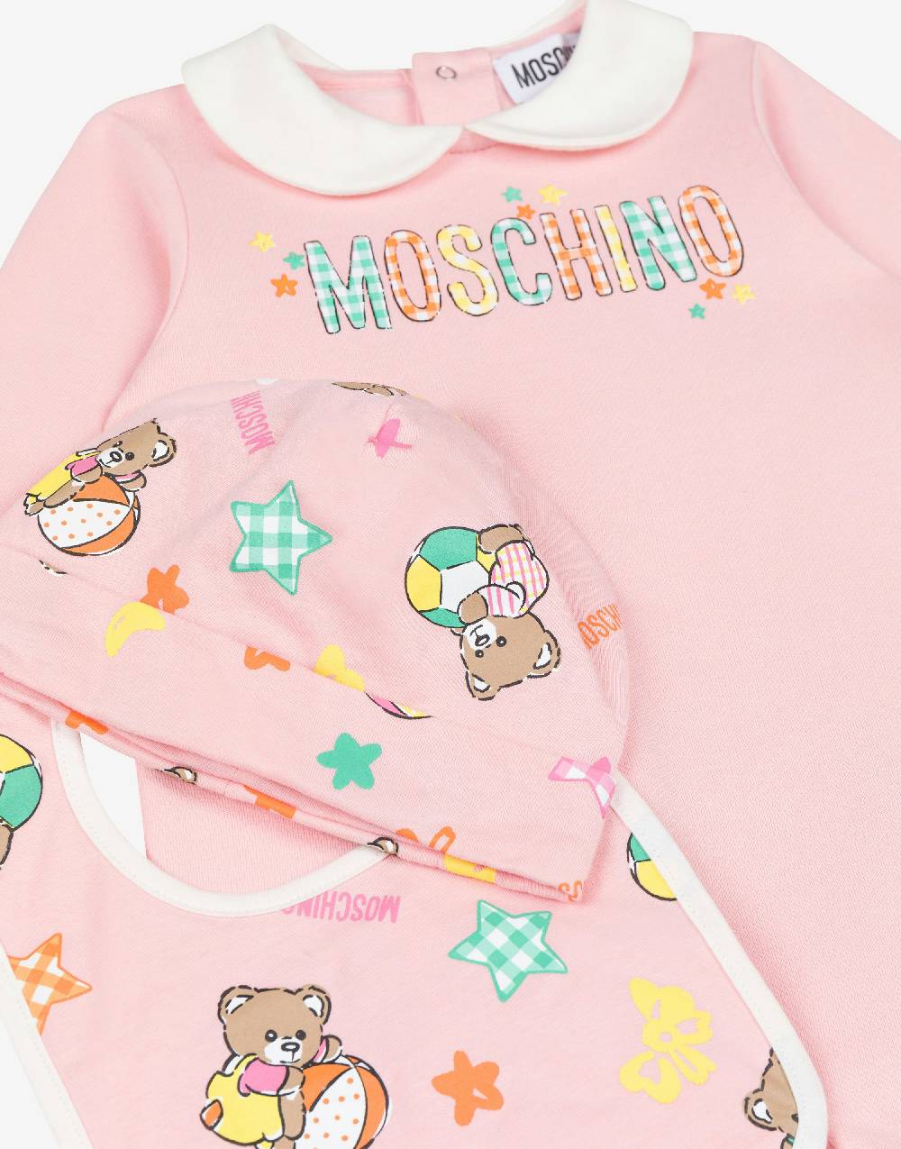 Love Moschino Set tutina, cappello e bavaglino Baby Teddy Bear Promozione